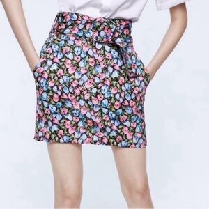 Floral Print Women's Skirt Zara